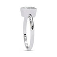 thumbnail image 3 of AFFY Solitaire Anniversary Wedding Rings for Women Center 7MM Cushion Cut Lab Created Moissanite Engagement Ring Jewelry Gift for Her In 14K White Gold Over Sterling Silver Size 5, 3 of 6