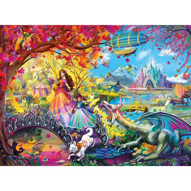 Josephine Wall Eros and Psyche (Glitter Edition) 120 Piece Jigsaw Puzzle