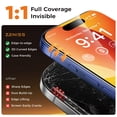 thumbnail image 4 of Protector de pantalla Zeniss NeverBreak de dureza 9H+ para iPhone 16, 4 of 8