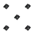 thumbnail image 1 of Transemion 1/2/3/5 Position Control Hinge Replacement Plastic Torques Hinges Lock Security Furniture Window Cabinet Free-Stop Damping Black 5PCS, 1 of 6