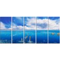 thumbnail image 2 of Beautiful Blue Salk Lake - Large Seascape Art Canvas Print, 2 of 3