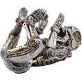 thumbnail image 4 of Ebros Steampunk Cyborg Robotic Terminator Skeleton Wine Bottle Holder 9.5"L, 4 of 8
