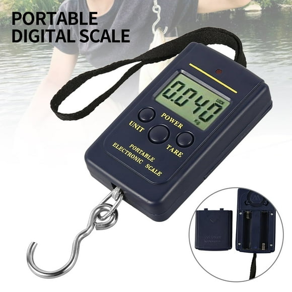 YOPTOP Digital fishing scale with LCD display  portable electronic hook scale for weighing fish postal packets