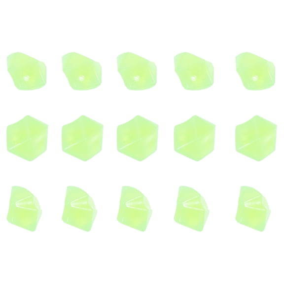 MERRYHAPY 400Pcs Green Glow in The Dark Resin Gravel for Garden Aquarium Home Decoration