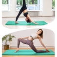 thumbnail image 4 of Fitvids Extra Thick 71"x24" Non-Slip Exercise & Yoga Mat, 1" High-Density Foam, Double-Sided Grip, Moisture-Proof, Lightweight with Straps, 4 of 6