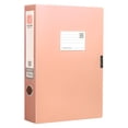 thumbnail image 2 of Thickened Archive Box Plastic File Box Large Capacity Blue Document Contract Storage Data Box, 2 of 9