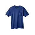 thumbnail image 1 of Hanes Beefy-T Men`s Pocket T-Shirt, L, Deep Royal, 1 of 3