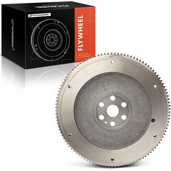 A-Premium Clutch Flywheel Compatible with Honda Civic 1990-2000, CRX 1990-1991, Civic del Sol 1993-1995, Manual Trans., 6 Bolt Holes, 109 Teeth, Replace# 22100-PEL-005