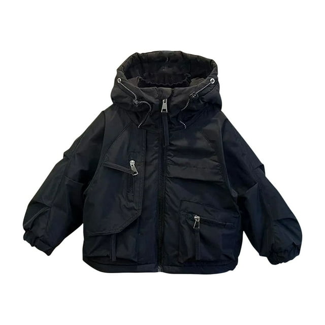 XXWXYD Manteau Coupe-Vent pour Enfants Imperméable à Capuche Manteau Léger de Printemps Extérieur Doublé en Molleton Imperméable Détachable Coupe-Vent Imperméable Manteau Garçons Filles Randonnée Vêtement de Pluie