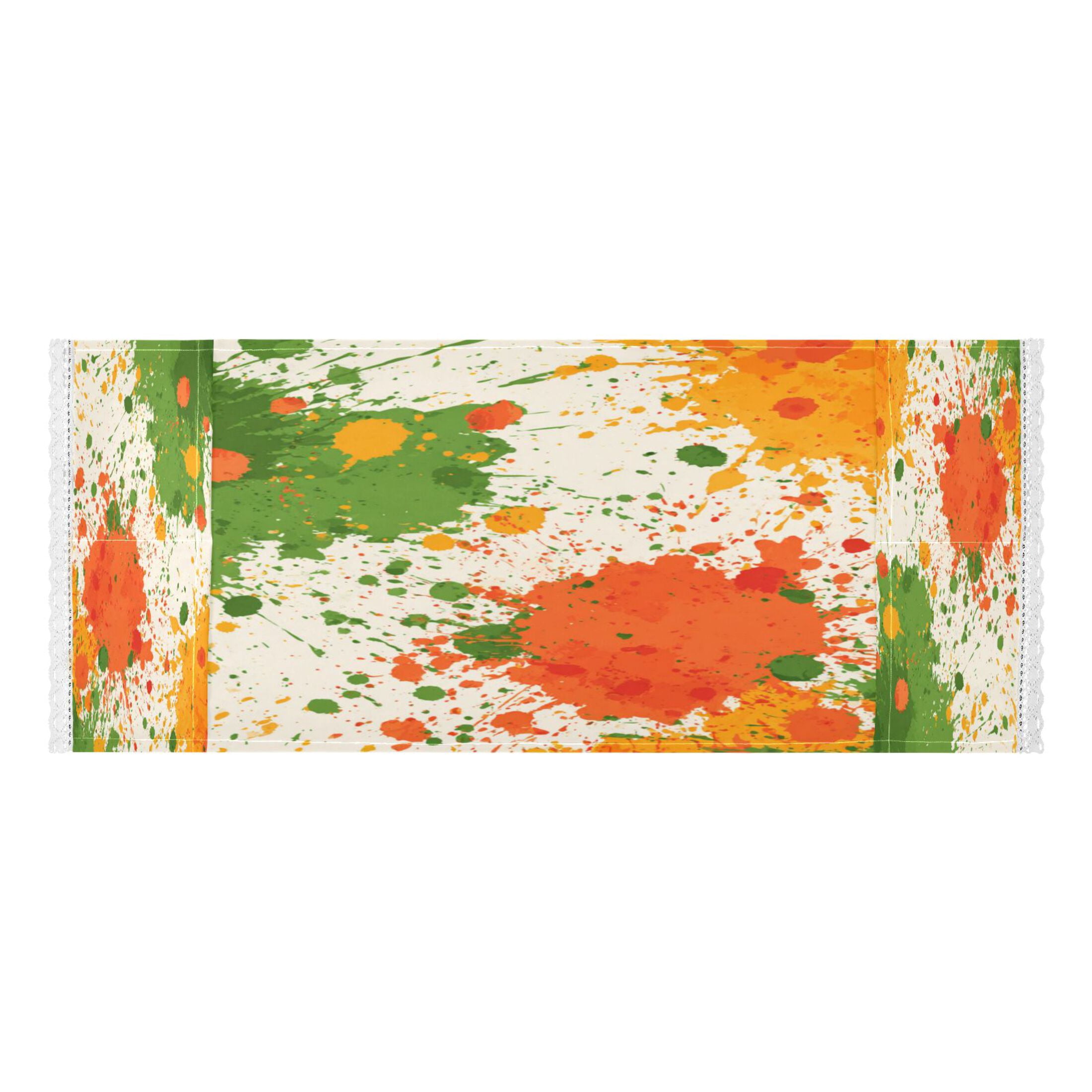 Dustproof Washing Machine Cloth Washer and Dryer Top Covers, Fridge Dust Cover, With Storage Bags Paint Splatter Pattern