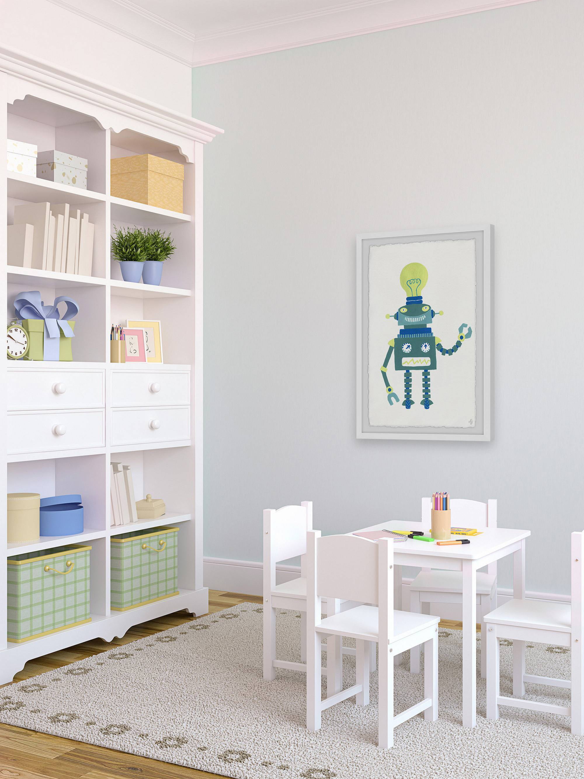 Marmont Hill Smart Robot Framed Wall Art