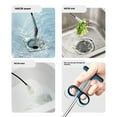 thumbnail image 4 of 0.9M 4-Claw Drain Unclogger Tool | Flexible Telescopic Grabber for Toilet, Kitchen & Drain Cleaning | Heavy-Duty Spring with Plastic Coating | Includes Hair Catcher & Garbage Collector (35.4"), 4 of 5