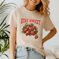 thumbnail image 3 of Strawberries Stay Sweet Fruit Of The Spirist Shirt, Summer Beach Tee,Summer Vibes,Summer Girl,Hello Summer,Summer Vacation Tshirt, 3 of 5