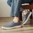 thumbnail image 5 of Willtoo Men's Slip On Walking Shoes Breathable Knit Casual Sneakers Comfortable Laceless Mesh Loafers, 5 of 5