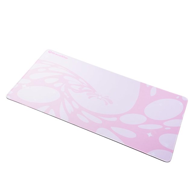 Mouse pad gamer grande GravaStar 80 x 40 cm rosa