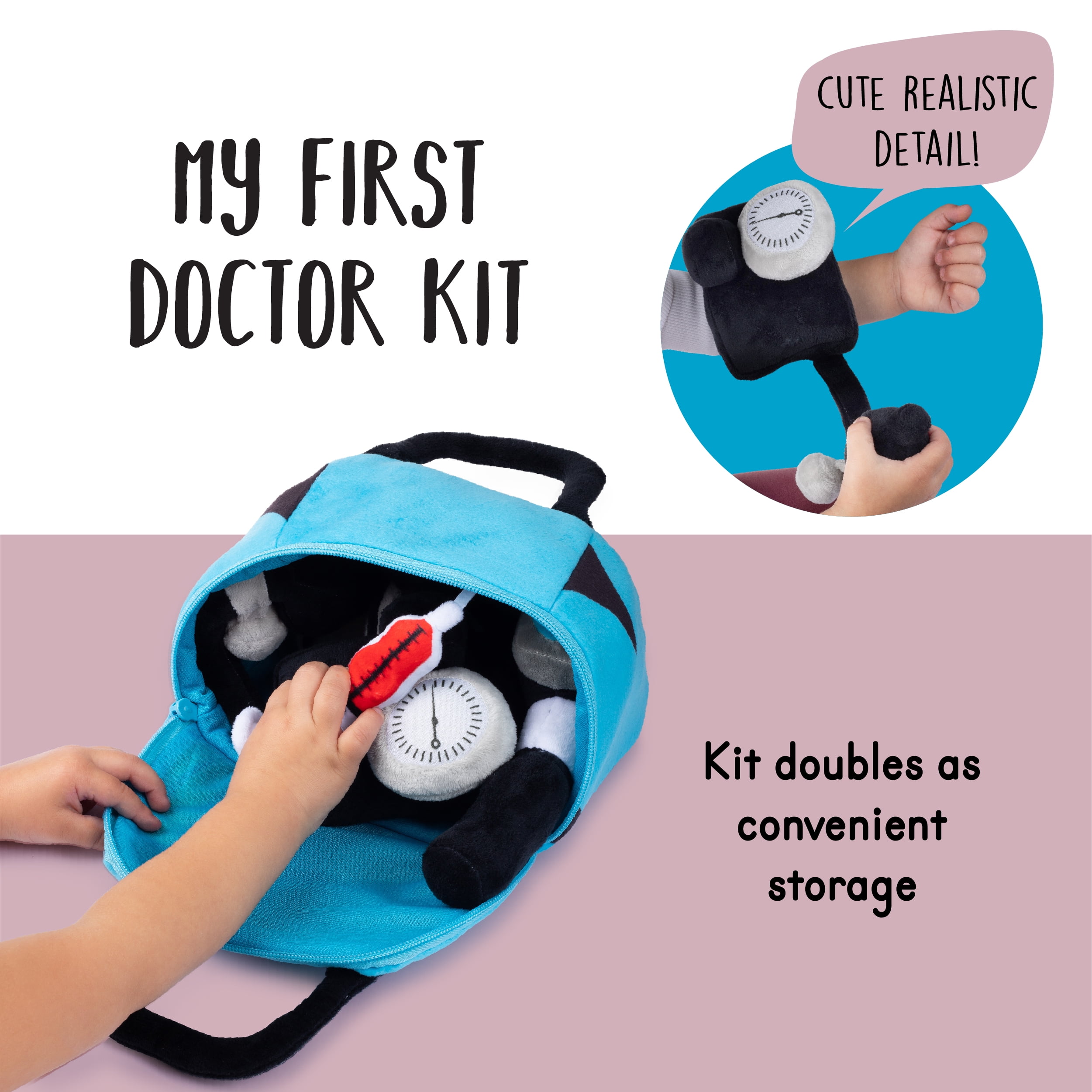 Buy Plush Creations Plush Doctor Kit Toy Set Includes 5 Talking Soft