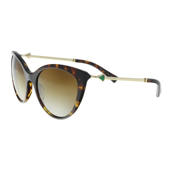 Bulgari BV8195KB 5193T5 Dark Havana Cat eye Sunglasses for Womens