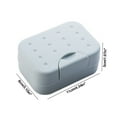 thumbnail image 2 of Qholemyo Leakproof Travel Soap Case With Lid Portable Bar Soap Container Carabiner Soap Box For Traveling Bathroom Shower Gym School Camping Soap Holder, 2 of 6