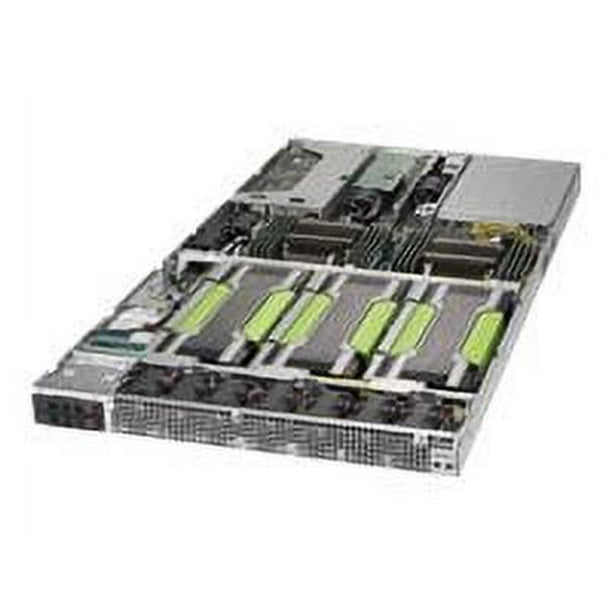 Supermicro SuperServer 1029GQ-TRT - Server - Rackable - 1U - 2-way - no CPU - RAM 0 GB - SATA - hot-swap 2.5" Baie(S) - no HDD - AST2500 - Gigabit Ethernet, 10 Gigabit Ethernet - Moniteur: Aucun - Noir