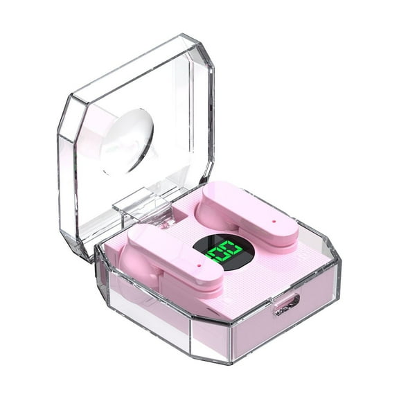 Go Air Pop True Wireless Bluetooth Earbuds & Charging Case - Pink, Dual Connect, IPX4 Sweat Resistance, Bluetooth 5 Connection, 3 EQ Sound Settings Signature, Balanced, Bass Boost(Pink)