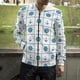 thumbnail image 3 of Sudadera con capucha y cremallera con estampado 3D de ancla náutica mediterránea para hombre, mujer y niño, 3 of 5
