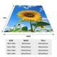 thumbnail image 3 of Balery Blue Sky Sunflower Manta de Felpa Suave y Acogedora – Cobija de Franela Aterciopelada para Cama, Lavable y Cálida para Sofá, Mascotas, Transpirable-40"x30", 3 of 7