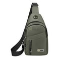 thumbnail image 2 of Honmine Shoulder bag, large capacity chest bag, outdoor sports chest bag, multi-functional commuter messenger backpack, 2 of 3
