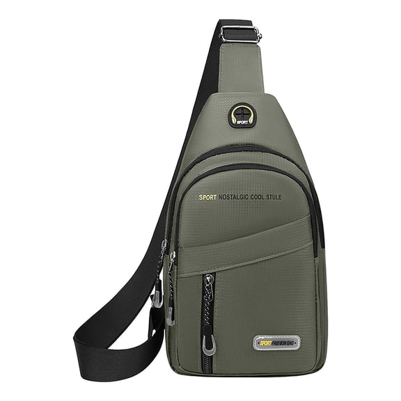 Chest Bag Men Shoulder Bag Small Backpack Multi-Function Running Sports Chest Pack, Active Lifestyle Carrier