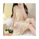 thumbnail image 4 of Camisón sin mangas con tiras anchas, camisón estampado para mujer, vestido de noche de verano con volantes anchos y estampados, muy recomendable, 4 of 9