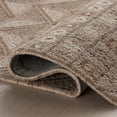 thumbnail image 5 of Rugs USA x Padma Lakshmi Ooti Geometric Block Wool Rug, 7' 6" x 9' 6", Ooti Taupe, 5 of 7