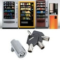 thumbnail image 4 of Juego De Cerradura Para Máquina Expendedora, Cerradura Y Llave Tubulares Portátiles Para Máquina Expendedora De aleación De Zinc Para Cajas Industriales Seguras, 4 of 7