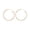 Rose Gold 30mm, variant on Hoop Earrings for Women Gold/Silver Plated Statement Stainless Steel 30mm 40mm 50mm 60mm Huggie Post Large Personalized Exaggerated Simple Round Jewelry Silver 30mm