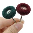 thumbnail image 4 of Rueda De Pulido De Vástago De Fibra, Rueda De Cepillo De Fibra, 20 Uds., Cabeza De Pulido De Fibra Amarilla/verde/roja/negra, Rueda De 25mm De Diámetro ANGGREK Fiber Buffing Wheel, 4 of 5