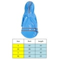 thumbnail image 2 of Shengyu Imperméable en Cuir PU pour Animaux de Compagnie Imperméable à Capuche Réfléchissant Coupe-Vent Vêtements pour Animaux Bleu TG 1Ensemble, 2 of 6