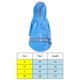 thumbnail image 4 of Methold Chubasquero de cuero PU para mascotas, impermeable reflectante con capucha para mascotas, ropa impermeable a prueba de viento para Ropa para mascotas azul SG, 4 of 6