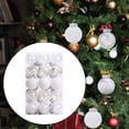 thumbnail image 4 of 30 Adornos de Bolas de Navidad delicados Adornos para árboles de Navidad Bolas Adornos Cinco blanco Zulema Colgantes Bolas, 4 of 8
