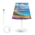 thumbnail image 2 of Flower Seacoast Desk Lamp LED Table Nightstand Lamps with 3 Color Temperatures for Home Bedroom Living Room Decor 6x11, 2 of 8