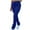 Blue, variant on Wlynlyn Fleece Lined Sweatpants for Women Drawstring High Waisted Active Joggers Winter Warm Trousers Size XL