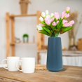 thumbnail image 1 of Jarrón de flores, jarrón de flores de plástico, decoración de mesa moderna, jarrón de flores para el hogar, confiabilidad excepcional, 1 of 9