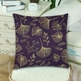thumbnail image 2 of MKHERT Hand Drawn Leaf Throw Pillowcase Pillow Cover Cushion Couver 18x18 inch, Set of 2, 2 of 2