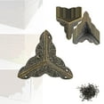 thumbnail image 2 of Du S T Esquinas para escaleras Esquinas decorativas antiguas Esquinas para escaleras Du S T Protectores con tornillos Almohadillas para esquinas Protectores para escalones de madera Decorativos, 2 of 6