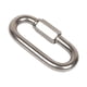 thumbnail image 2 of Mosquetón De Escalada Camping Gancho de mosquetón de escalada de cadena de eslabones rápidos de bloqueo de tornillo de acero inoxidable (M3.5) Likrtyny Para Estrenar, 2 of 3