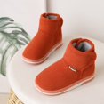 thumbnail image 4 of Quealent Big Kid Girls Shoes Kids Holly Boots Childrens Shoes Winter Thick Furry Shoes Flat Heel Casual Home Cotton Slippers Casual Kids Furry Boots A 3, 4 of 5