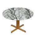 thumbnail image 3 of BCIIG Fine Foliage Lace Round Table Cover Stain Resistant Washable Indoor Outdoor Tablecloth Kitchen Dining Wedding Parties 100% Polyester 38-42, 3 of 8
