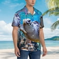 thumbnail image 5 of Balery Men'S Summer Hawaiian Shirts Short-Sleeve Design Name Printed Casual Shirts - Size Name, 5 of 9