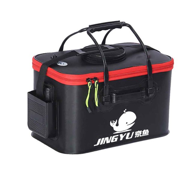 Greeniant Contenedor de agua plegable, cebo para lavabo de coche, cubos multifuncionales, herramientas de pesca al aire libre Pescar negro Greeniant DJ0834-04