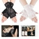 thumbnail image 1 of 2 pares de guantes cortos de encaje, guantes de encaje sin dedos, guantes de encaje para mujer, guantes de medio dedo, guantes de boda, guantes de ópera para mujer, disfraces de Halloween,, 1 of 7