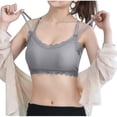 thumbnail image 2 of REORIAFEE Women's Bras Pull on Push up Bra Comfortable Lace Padded Bras L-XL, 2 of 4
