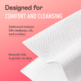 thumbnail image 4 of Swisspers Face the Day Dry Wipes, Disposable Facial Towels, Large 100% Cotton Makeup Remover Wipes, Dermatologist-Tested, Hypoallergenic, Soft & Strong, Fragrance-Free, Lint-Free, 40 Count, 4 of 15