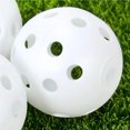 thumbnail image 2 of Wosthever 24 piezas de pelotas de entrenamiento de golf de plástico que fluyen aire práctica de swing hueco ligero agujero deportivo bueno al Golf, 2 of 6